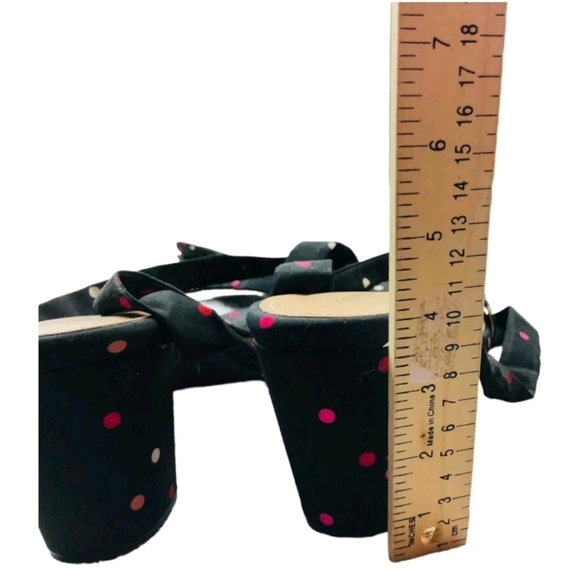 Torrid Polka Dot Tie Up Heels - Picture 12 of 12